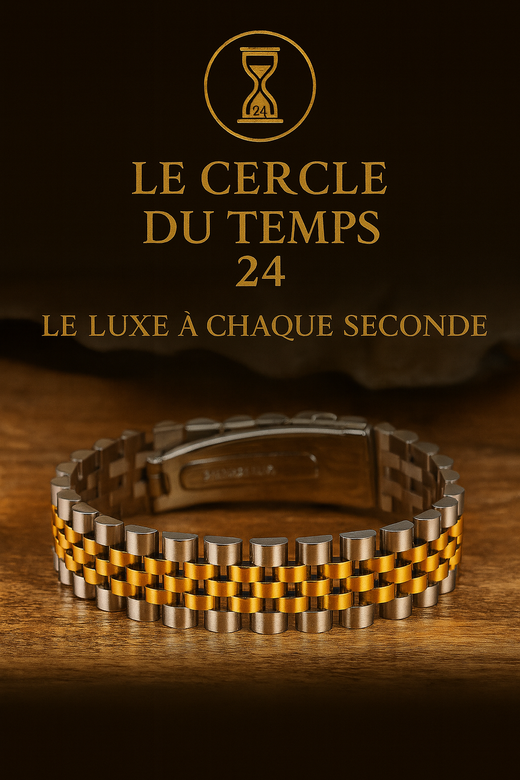 Vnox Bracelet de Montre Masculin 15mm pour Homme – Bracelet à Maillons Épais et Robustes en Acier Inoxydable, Cadeau Élégant et Distingué pour un Style Business.