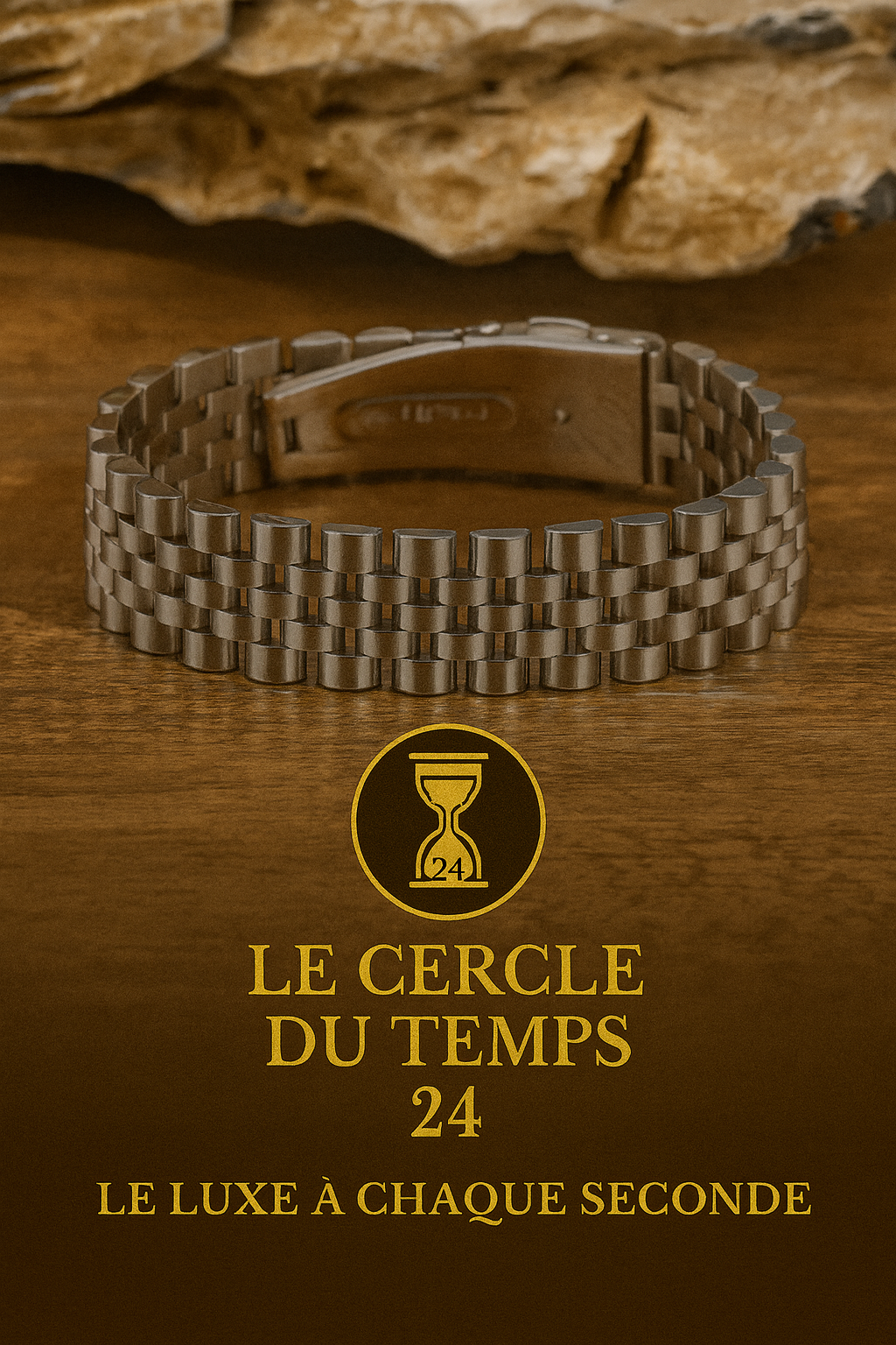 Vnox Bracelet de Montre Masculin 15mm pour Homme – Bracelet à Maillons Épais et Robustes en Acier Inoxydable, Cadeau Élégant et Distingué pour un Style Business.