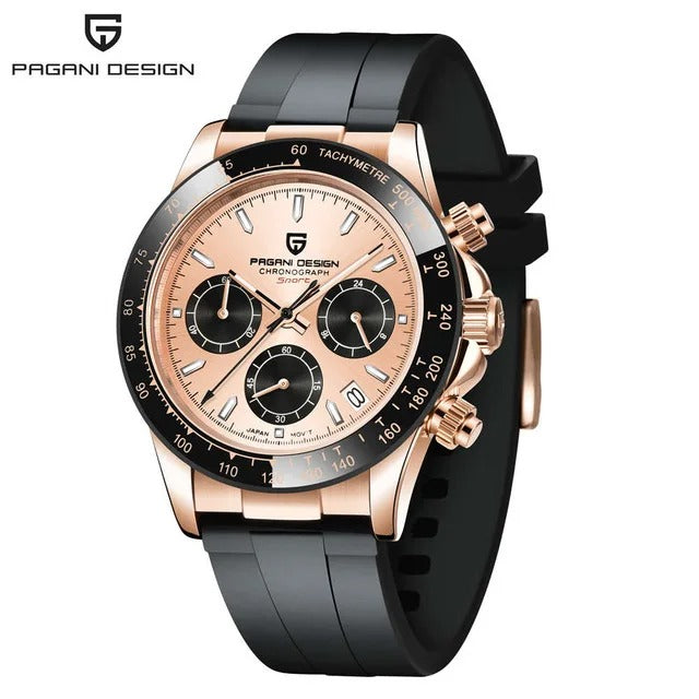 PAGANI DESIGN V2 – Montre Homme 40mm Chronographe Quartz Verre Saphir Étanche