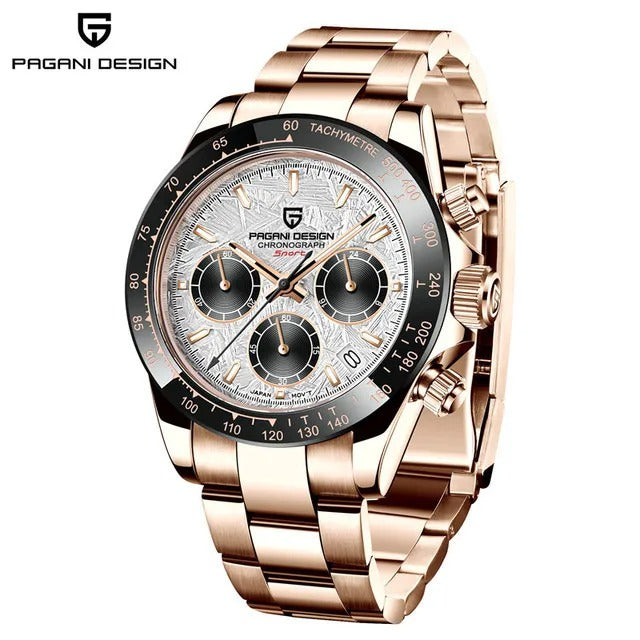 PAGANI DESIGN V2 – Montre Homme 40mm Chronographe Quartz Verre Saphir Étanche