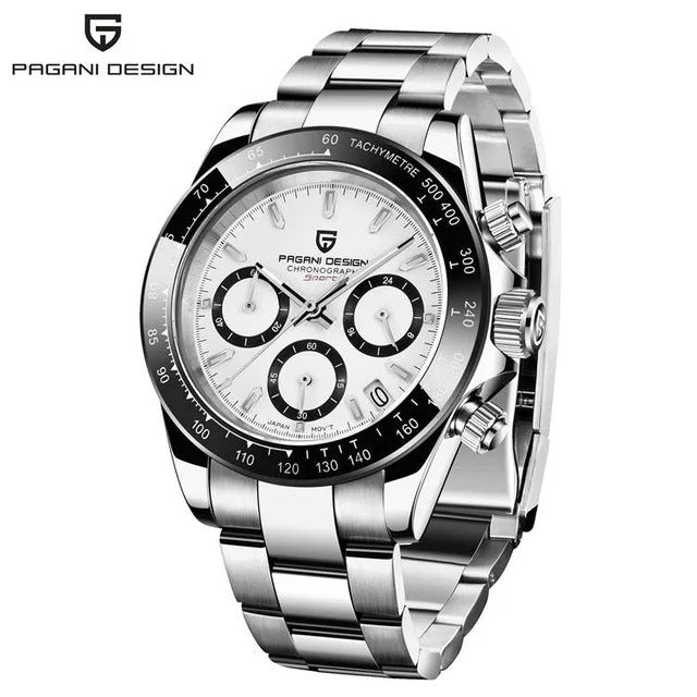 PAGANI DESIGN V2 – Montre Homme 40mm Chronographe Quartz Verre Saphir Étanche