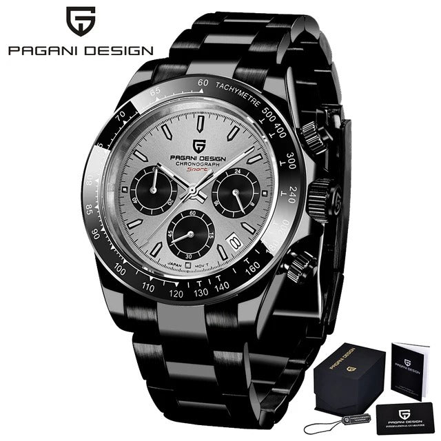 PAGANI DESIGN V2 – Montre Homme 40mm Chronographe Quartz Verre Saphir Étanche