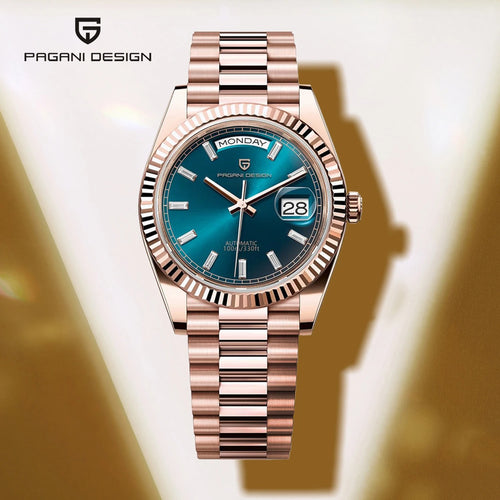 DD36 – L’Excellence Horlogère en Or Rose | Montre Homme Automatique avec Verre Saphir, Étanche