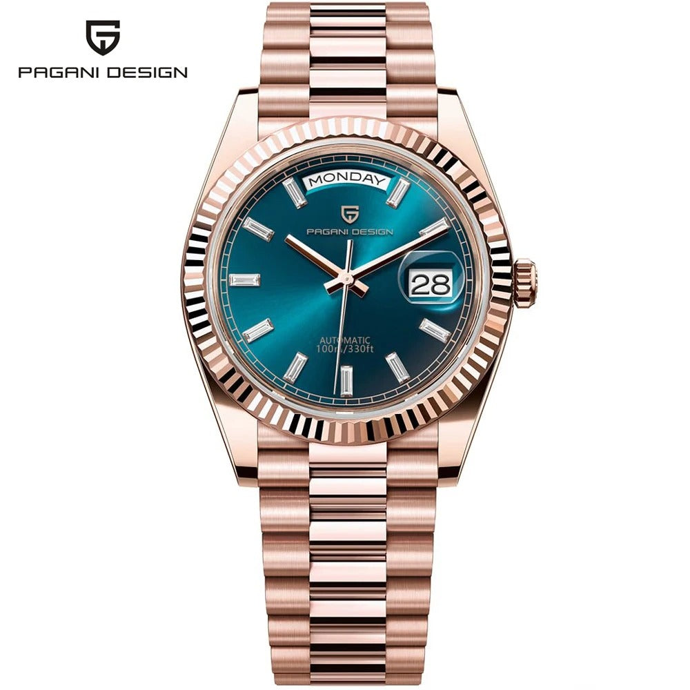 DD36 – L’Excellence Horlogère en Or Rose | Montre Homme Automatique avec Verre Saphir, Étanche