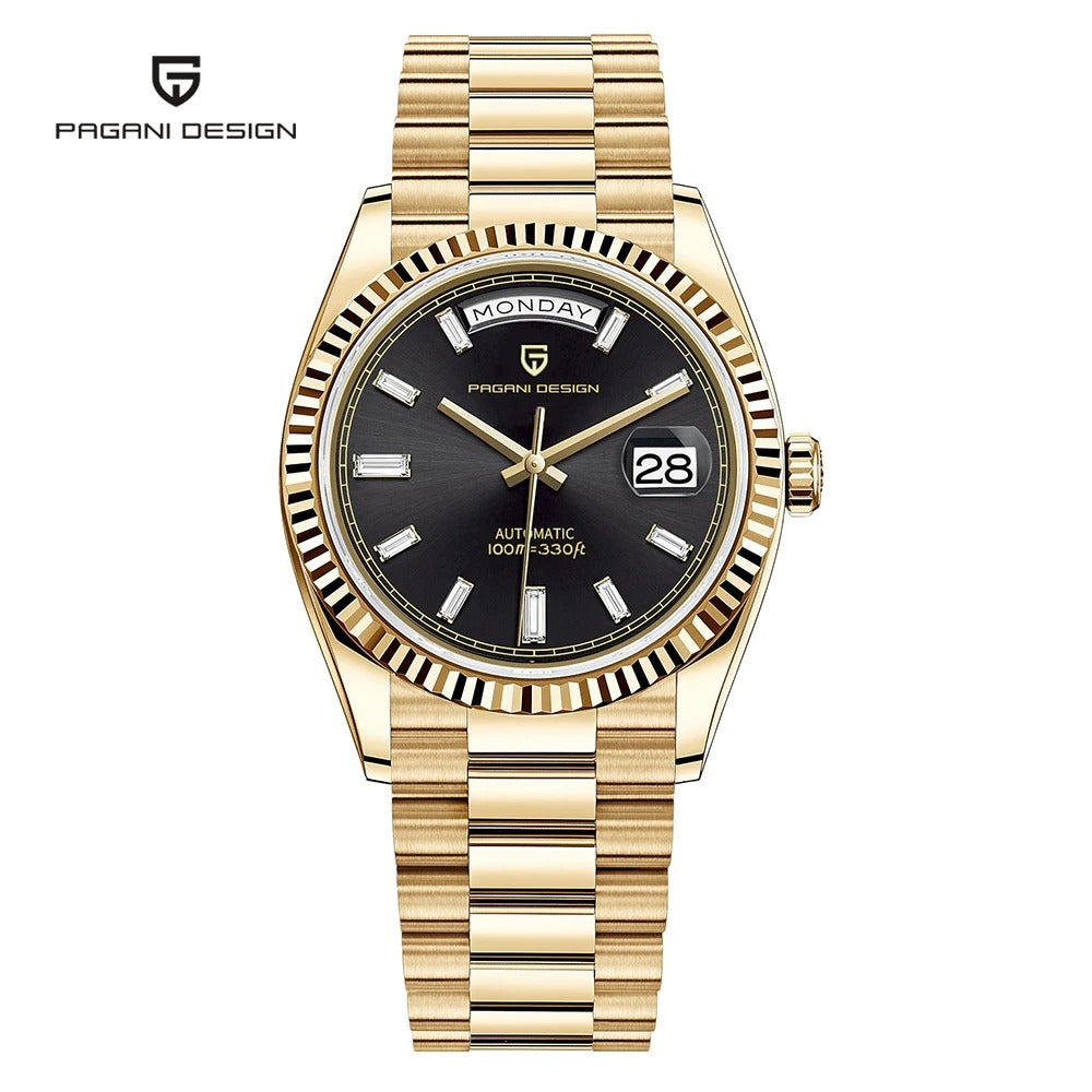 DD36 – L’Excellence Horlogère en Or Rose | Montre Homme Automatique avec Verre Saphir, Étanche